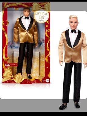 Barbie Gold and Black Holiday Ken Doll